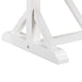 Hollyn - Dining Table With Engineered Stone Top - Engineered Stone & White ACME