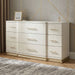 Lexington - 9 Drawer Dresser - Beige Matrix Furniture Group