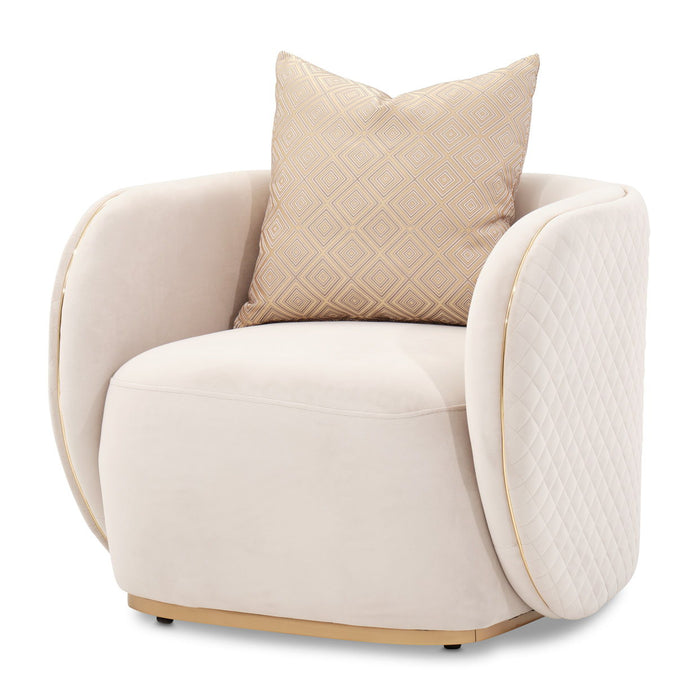 Ariana - Accent Chair - Beige/Gold