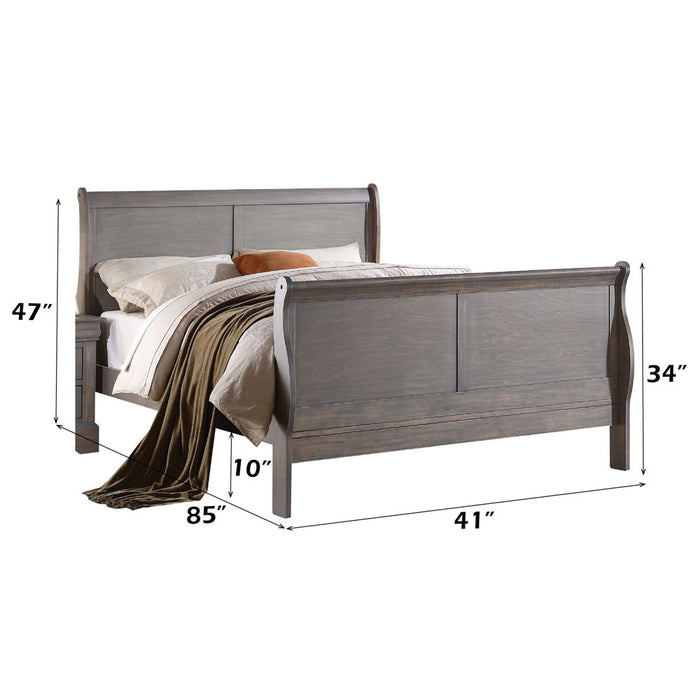 Louis Philippe III - Bed (FB 34"H) ACME