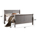 Louis Philippe III - Bed (FB 34"H) ACME