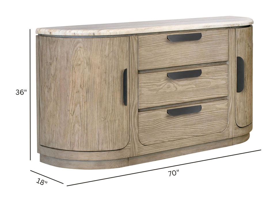 Braelyn - Stone Top Buffet - Dorian Gray Magnussen Furniture