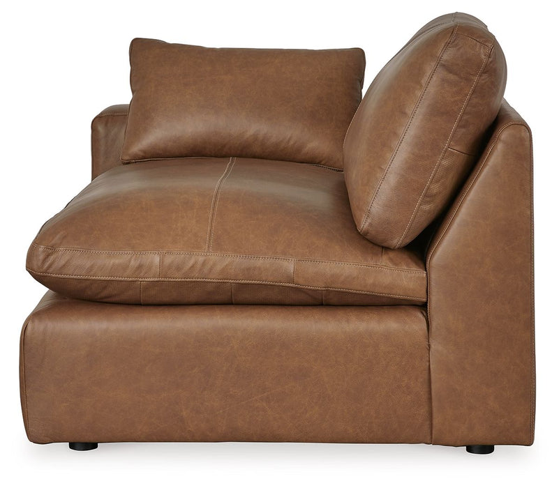 Emilia - Laf Corner Chair - Caramel Signature Design by Ashley®