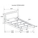 Dulcey - Bedroom Set With LED Lighting Furniture Max