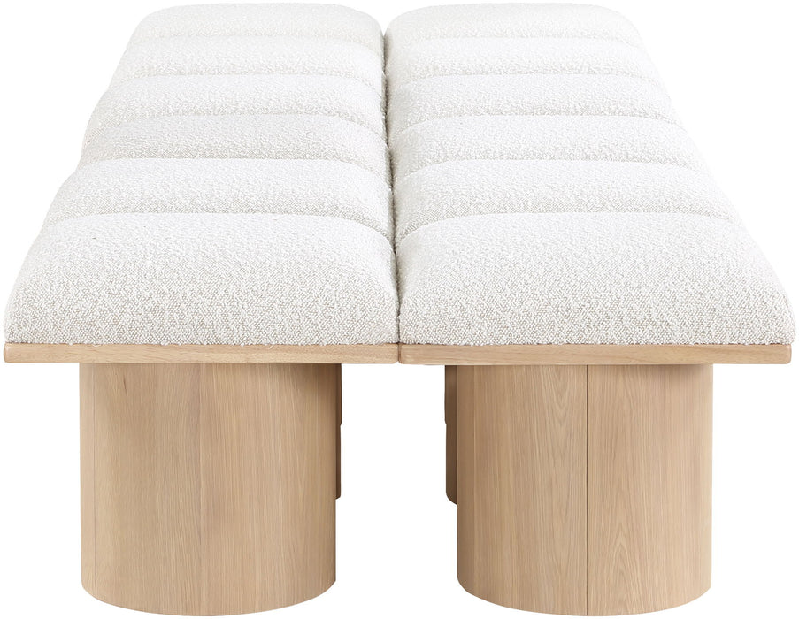 Pavilion - 12 Piece Modular Bench With Natural Base Meridian Furniture