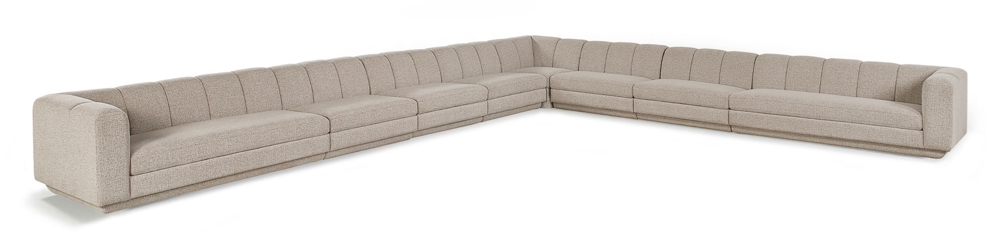Modari - Sectional - Beige Meridian Furniture