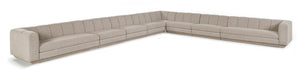 Modari - Sectional - Beige Meridian Furniture