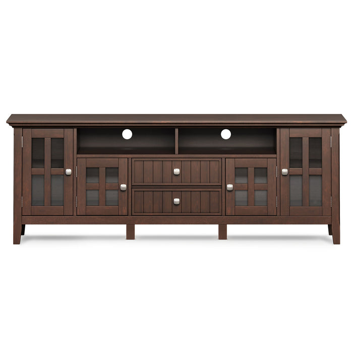 Acadian - Wide TV Media Stand - Brown Simpli-Home