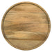 Pedestal Accent Table With Eco Friendly Base And Round Lipped Top - Brown Furniture Max