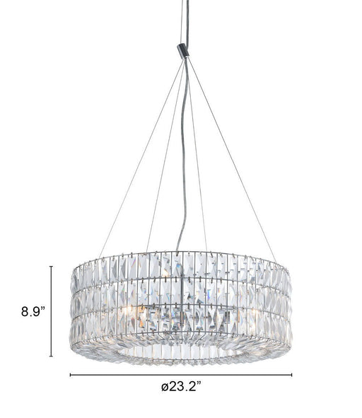Jena - Ceiling Lamp - Chrome Zuo Modern