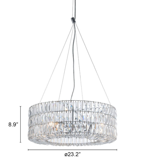 Jena - Ceiling Lamp - Chrome Zuo Modern