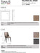 Nora - Leather Chair - Dark Brown Status Italy