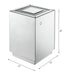 Nowles - Accent Table With LED - Faux Stones ACME