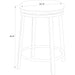 Swivel Bar Stools, Counter Height (Set of 2) - Blue Home Essentials
