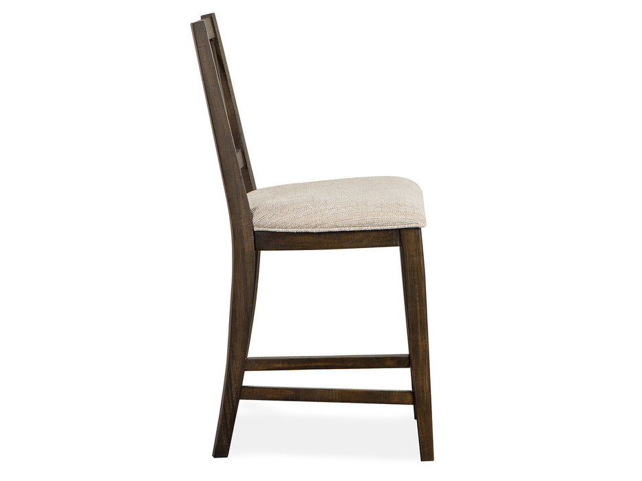 Westley Falls - Counter Chair With Upholstered Seat (Set of 2) - Graphite Magnussen Furniture