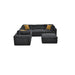 Custom Configuration Modular Sectional With Toss Pillows Home Essentials