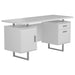 Jensen - 2 Drawer Desk - White Furniture Max