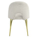Fadri - Side Chair (Set of 2) - Teddy Sherpa & Mirrored Gold ACME