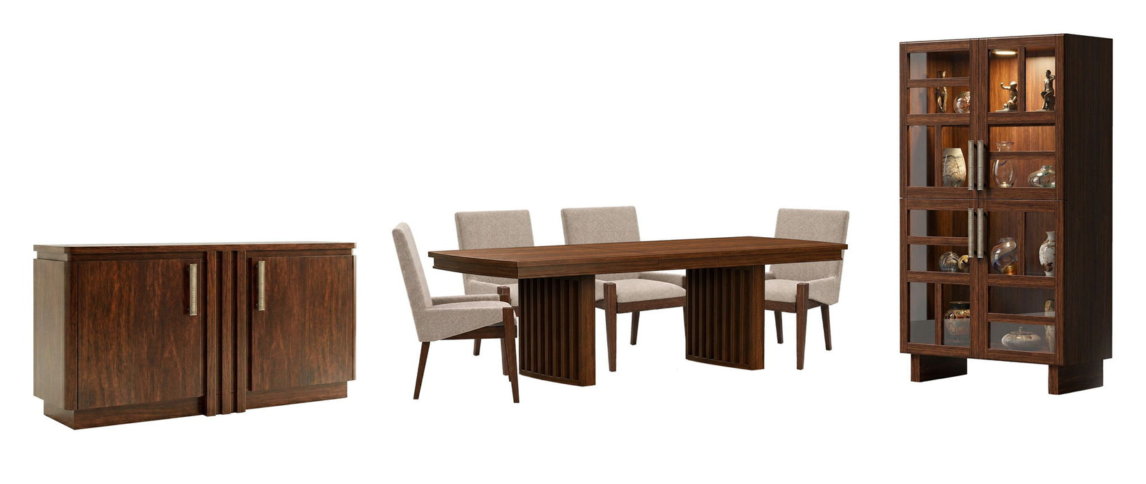 Reena - Extendable Trestle Dining Table Set Magnussen Furniture