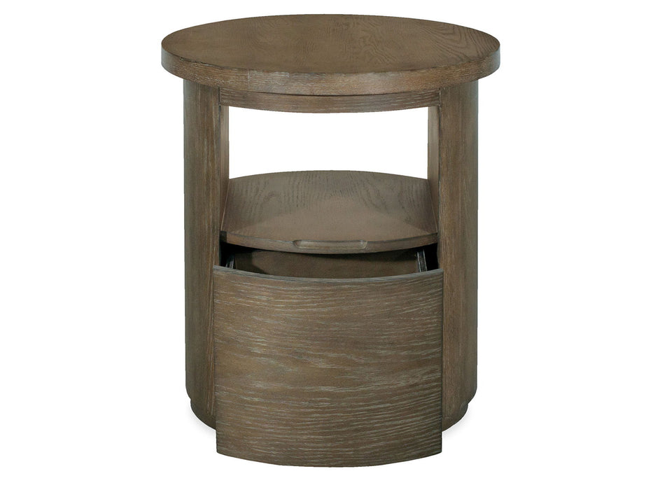 Bosley - Round End Table - Porpoise Magnussen Furniture