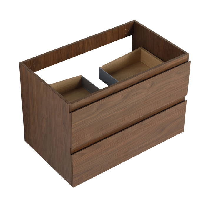 Wall Mounted Bathroom Vanity Cabinet, Soft Close Drawers (Vanity Only) Home Essentials