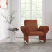 Whitney - Accent Armchair - Rusty Orange Furniture Max
