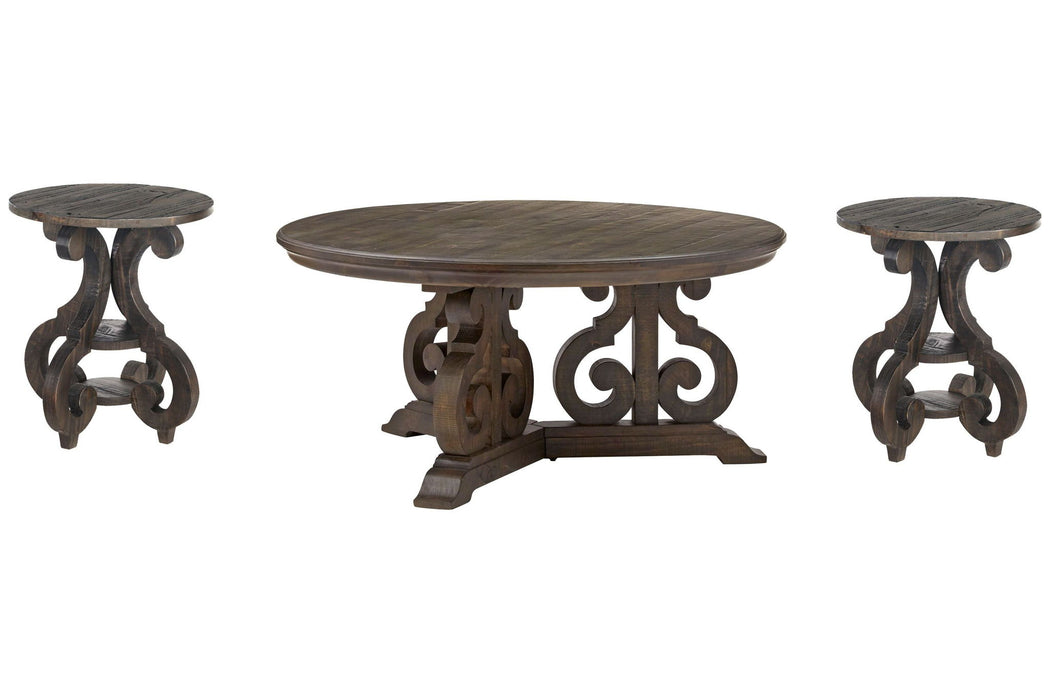 Bellamy - Round Cocktail Table Set Magnussen Furniture