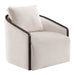Lenora - Accent Chair With Swivel - Beige Chenille ACME