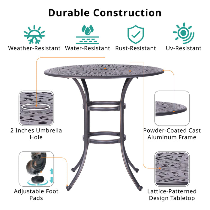 Bar Table - Dark Gray