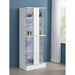 Gilbert - 4 Door LED Curio Display Cabinet Furniture Max