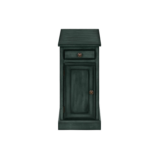 Accent Table With Storage Drawer For Living Room - Blue 8th Street