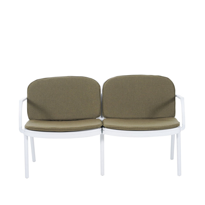 Luna - Outdoor Patio Loveseat Noble House
