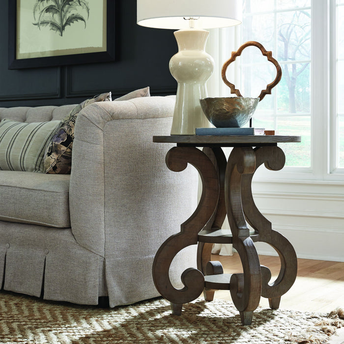 Tinley Park - Round Accent End Table - Dove Tail Gray Magnussen Furniture