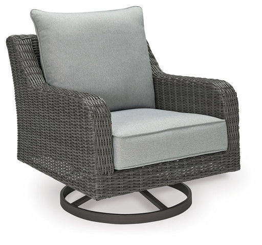 Elite Park - Swivel Lounge w/ Cushion - Gray Signature Design by Ashley®