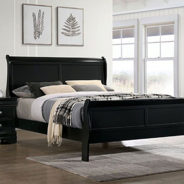 Louis Phillipe Sleigh Bed Home Essentials