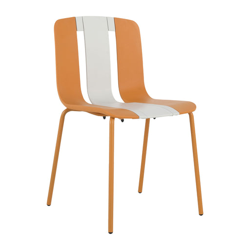 Modern Striped Blocking Single Chairs (Set of 4) Home Essentials