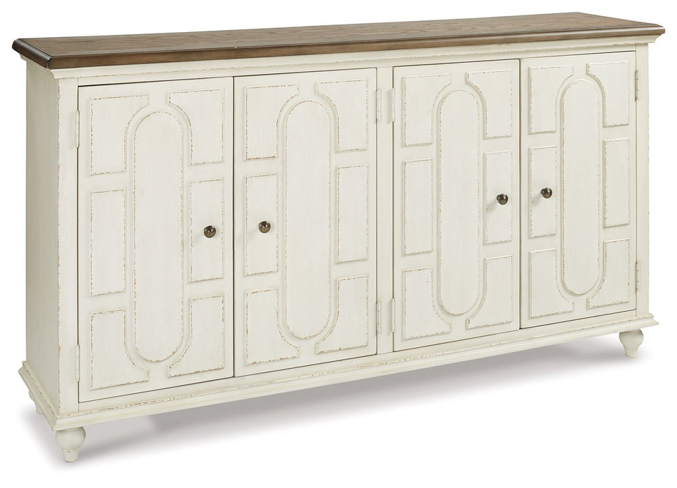 Roranville - Accent Cabinet - Antique White Signature Design by Ashley®