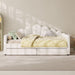 Shell Shaped Upholstered Daybed Frame With Slats Dreamland