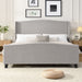 Platform Bed Frame With Tall Headboard And High Footboard Home Essentials