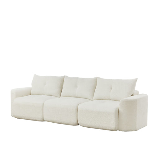 3 Seater With Thickened Armrests Sofa For Living Room Home Essentials