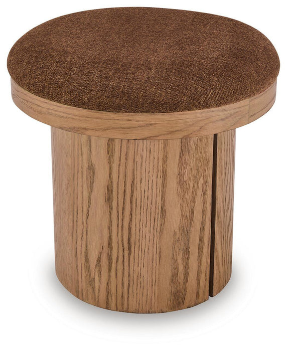 Lewisen - Accent Ottoman - Clay Signature Design by Ashley®