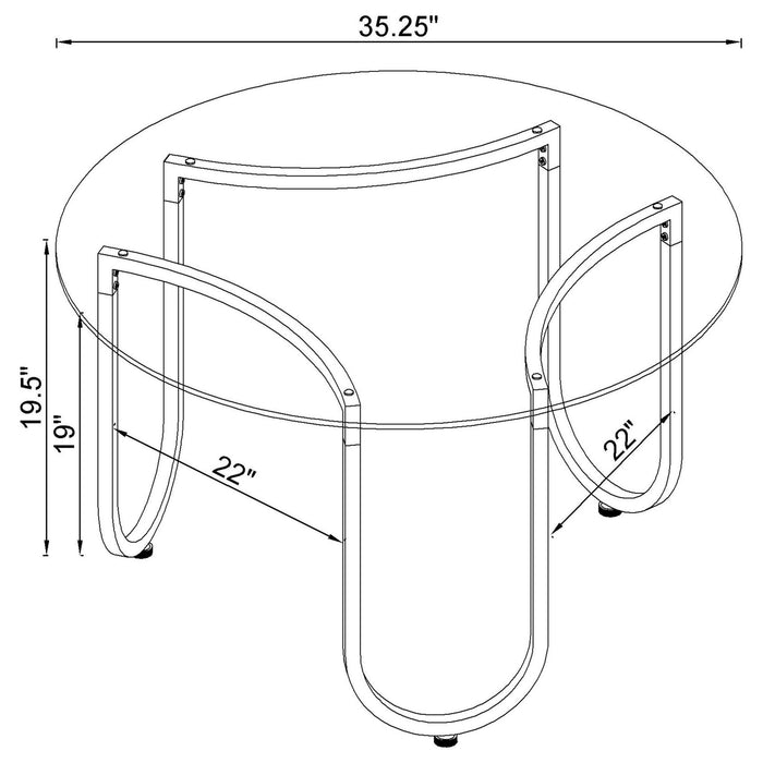 Dutton - Round Top Table Furniture Max