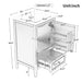 Modern Bathroom Vanity With Sink, Cabinet Storage, Drawer & Adjustable Feet Hearth and Haven