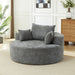 Single Sofa, Sleeper Chair For Living Room - Gray Home Essentials