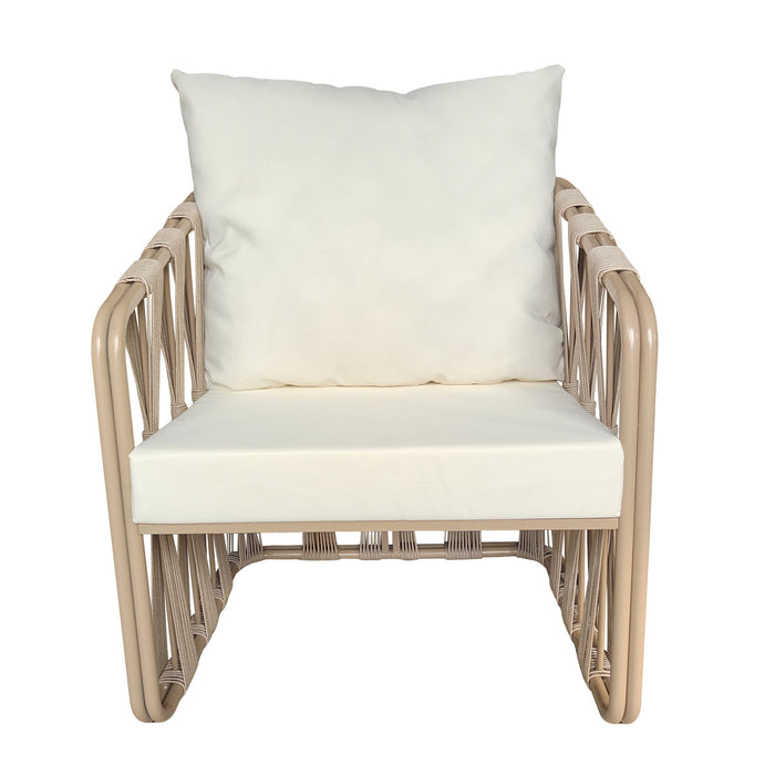 Chair With Cushion (Set of 2) - Beige Noble House