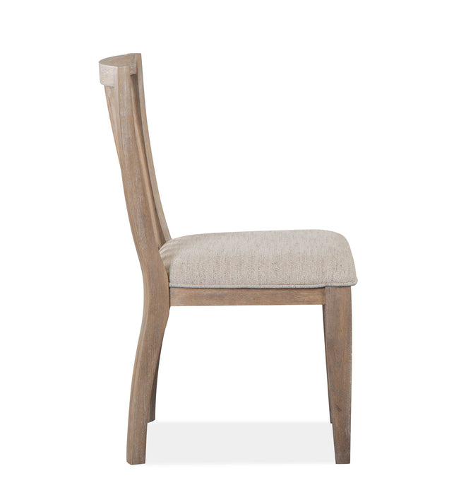 Ainsley - Dining Side Chair With Upholstered Seat (Set of 2) - Cerused Khaki Magnussen Furniture