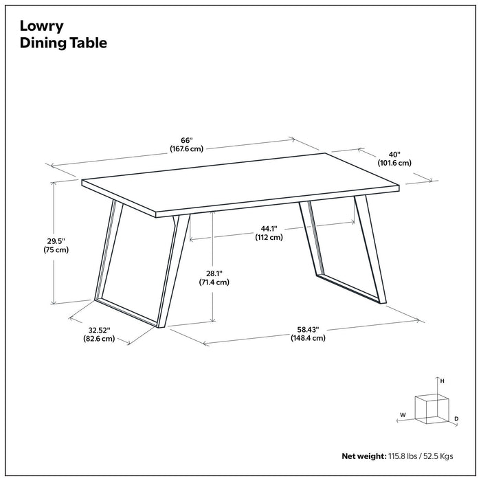 Lowry - Handcrafted Square Dining Table Simpli-Home