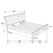 Greely - Eastern King Storage Bed - Brown Furniture Max