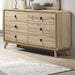 Dresser, 6 Drawers Storage - Beige Home Essentials
