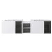 Wall Mounted Bathroom Vanity With Sink, Soft Close Doors, Cabinet & Half Door Home Essentials